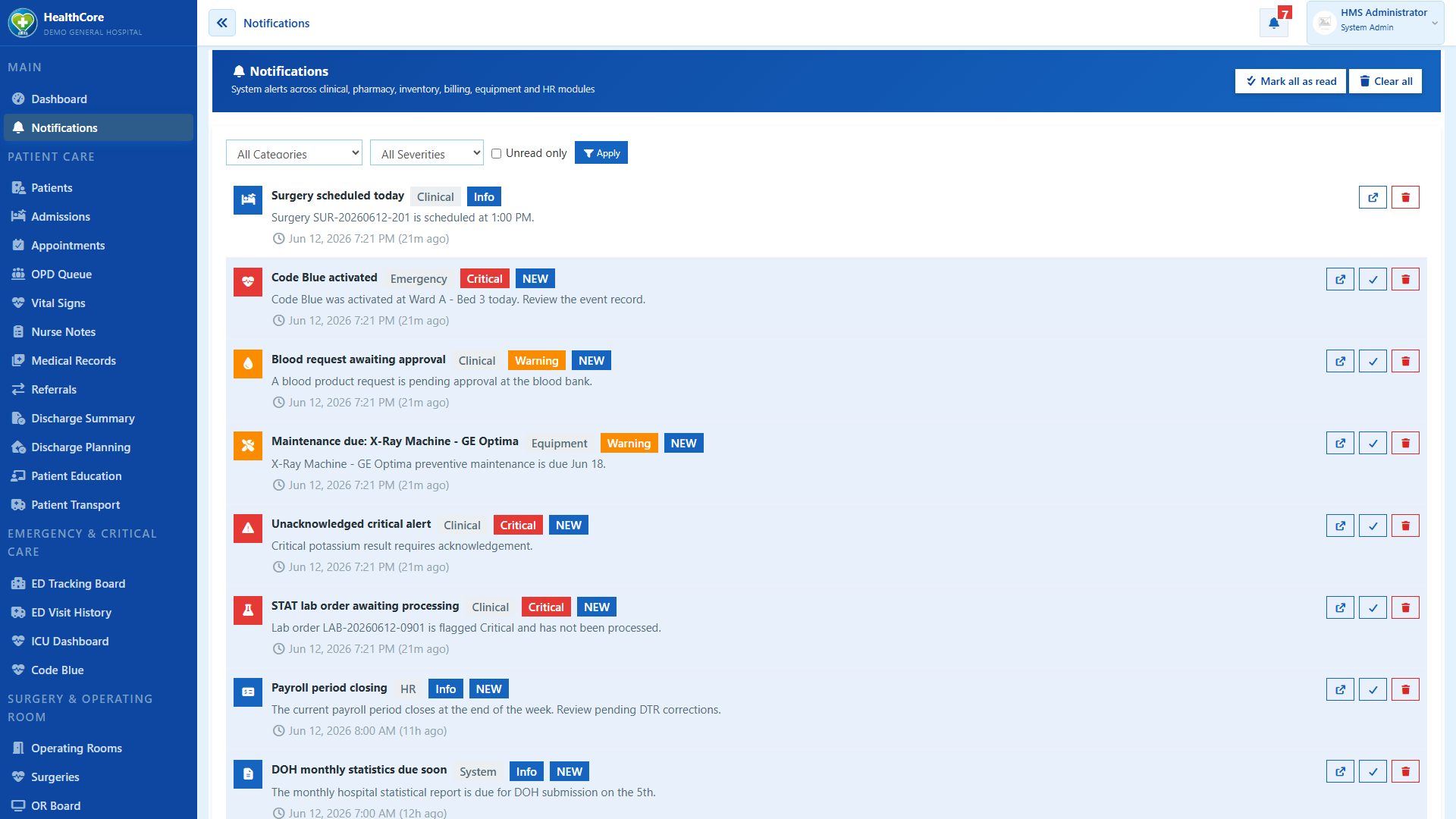 Notifications